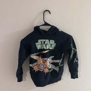 Kids' Star Wars X-Wing Fighter Graphic Hoodie, Black